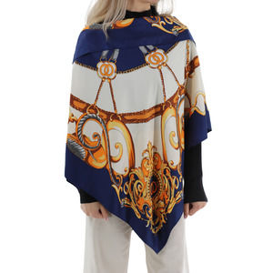Chain Print Poncho